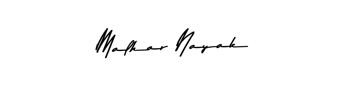 Malhar Nayak stylish signature style. Best Handwritten Sign (Asem Kandis PERSONAL USE) for my name. Handwritten Signature Collection Ideas for my name Malhar Nayak. Malhar Nayak signature style 9 images and pictures png