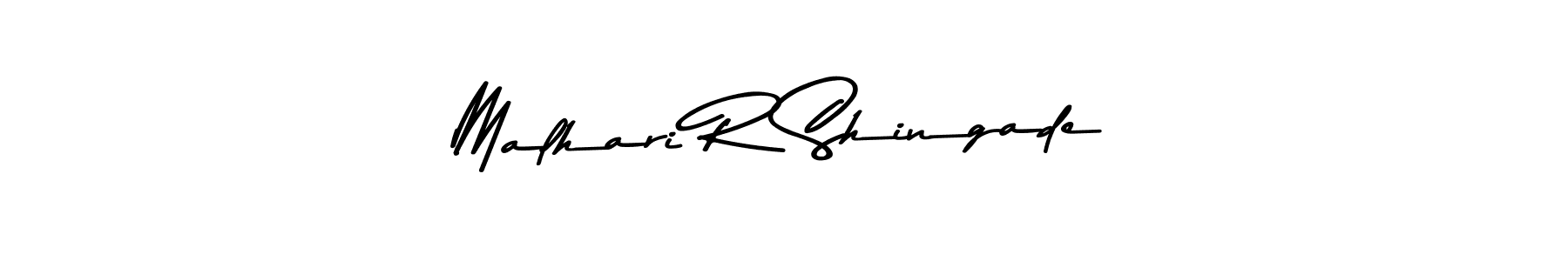 Design your own signature with our free online signature maker. With this signature software, you can create a handwritten (Asem Kandis PERSONAL USE) signature for name Malhari R Shingade. Malhari R Shingade signature style 9 images and pictures png