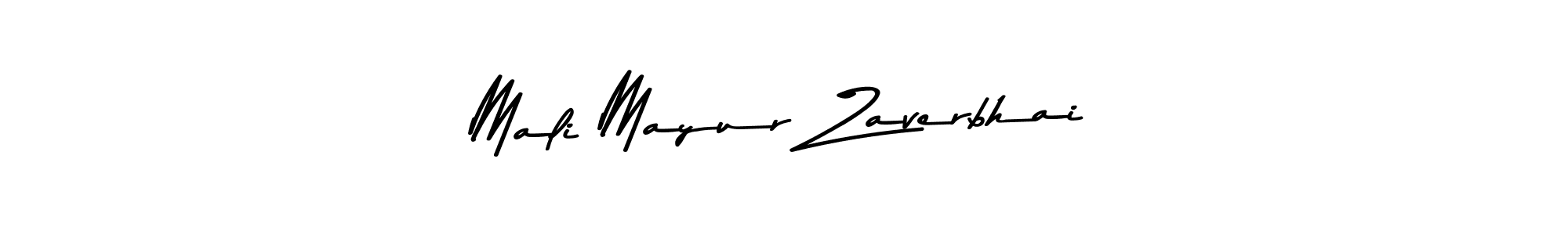 Make a beautiful signature design for name Mali Mayur Zaverbhai. Use this online signature maker to create a handwritten signature for free. Mali Mayur Zaverbhai signature style 9 images and pictures png