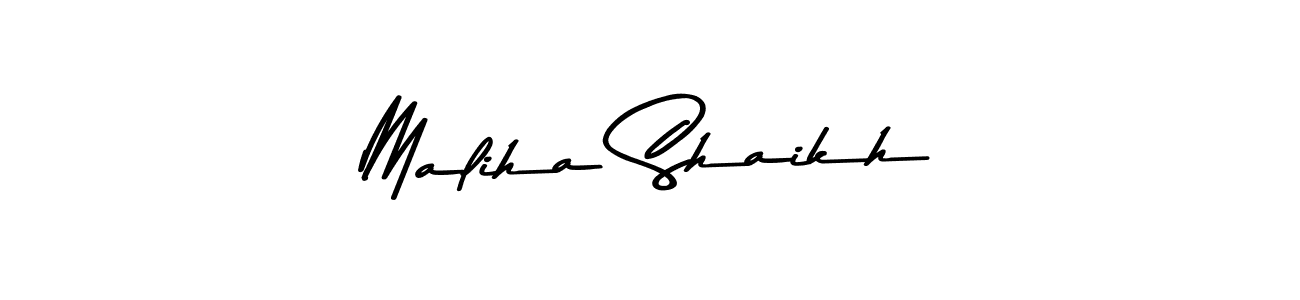Here are the top 10 professional signature styles for the name Maliha Shaikh. These are the best autograph styles you can use for your name. Maliha Shaikh signature style 9 images and pictures png