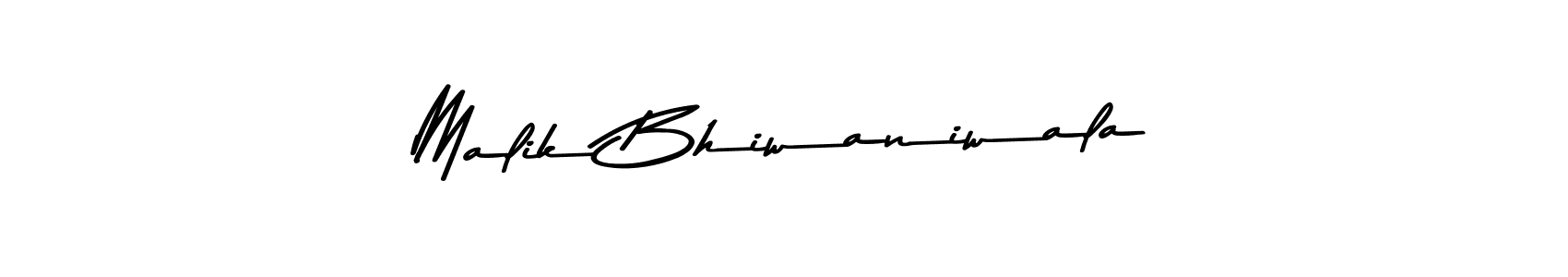 How to make Malik Bhiwaniwala signature? Asem Kandis PERSONAL USE is a professional autograph style. Create handwritten signature for Malik Bhiwaniwala name. Malik Bhiwaniwala signature style 9 images and pictures png