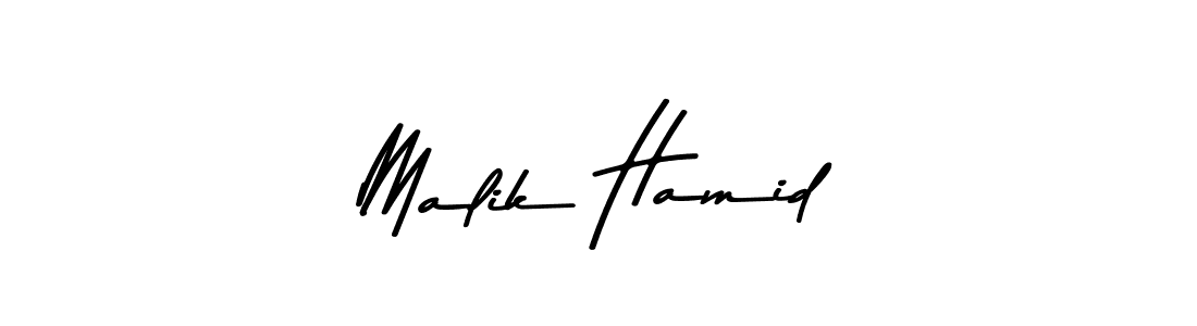 Design your own signature with our free online signature maker. With this signature software, you can create a handwritten (Asem Kandis PERSONAL USE) signature for name Malik Hamid. Malik Hamid signature style 9 images and pictures png