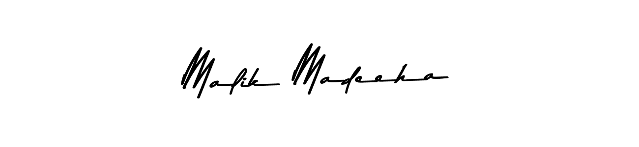 You should practise on your own different ways (Asem Kandis PERSONAL USE) to write your name (Malik Madeeha) in signature. don't let someone else do it for you. Malik Madeeha signature style 9 images and pictures png