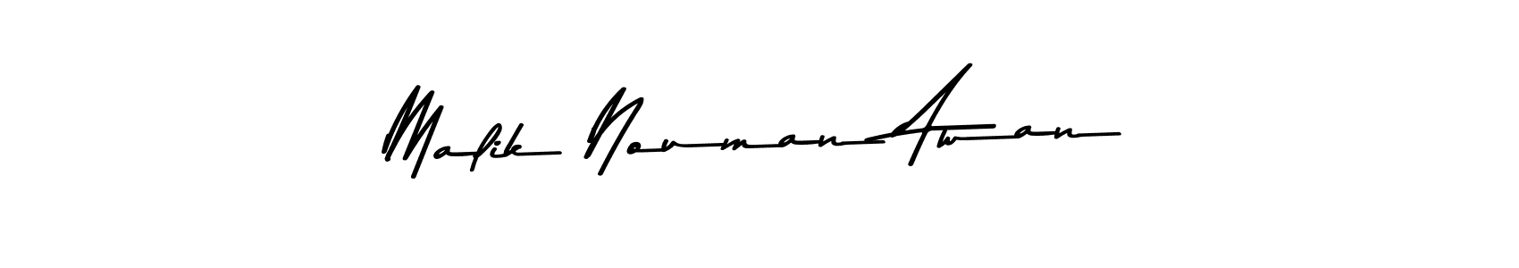 Malik Nouman Awan stylish signature style. Best Handwritten Sign (Asem Kandis PERSONAL USE) for my name. Handwritten Signature Collection Ideas for my name Malik Nouman Awan. Malik Nouman Awan signature style 9 images and pictures png