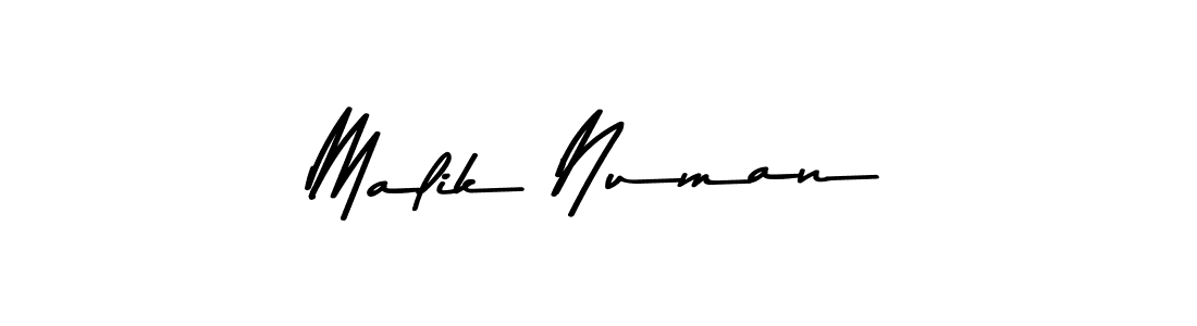 Make a beautiful signature design for name Malik Numan. With this signature (Asem Kandis PERSONAL USE) style, you can create a handwritten signature for free. Malik Numan signature style 9 images and pictures png