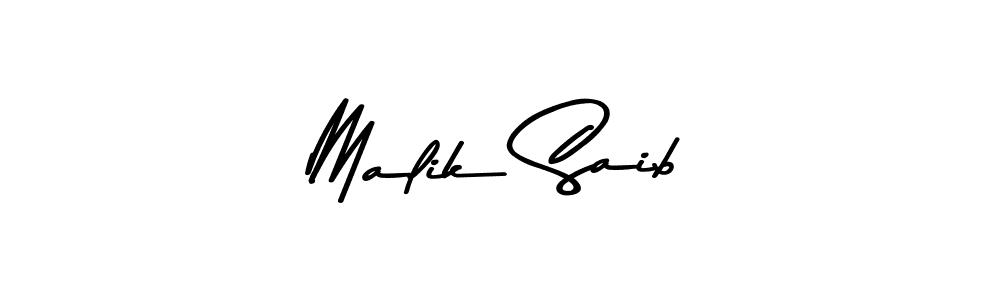 Make a beautiful signature design for name Malik Saib. With this signature (Asem Kandis PERSONAL USE) style, you can create a handwritten signature for free. Malik Saib signature style 9 images and pictures png