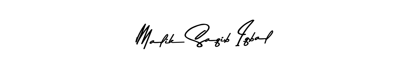 Design your own signature with our free online signature maker. With this signature software, you can create a handwritten (Asem Kandis PERSONAL USE) signature for name Malik Saqib Iqbal. Malik Saqib Iqbal signature style 9 images and pictures png