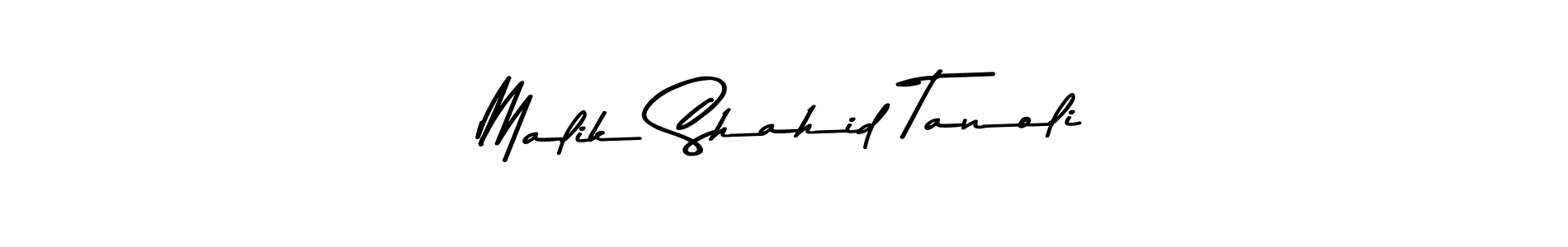 Make a beautiful signature design for name Malik Shahid Tanoli. Use this online signature maker to create a handwritten signature for free. Malik Shahid Tanoli signature style 9 images and pictures png
