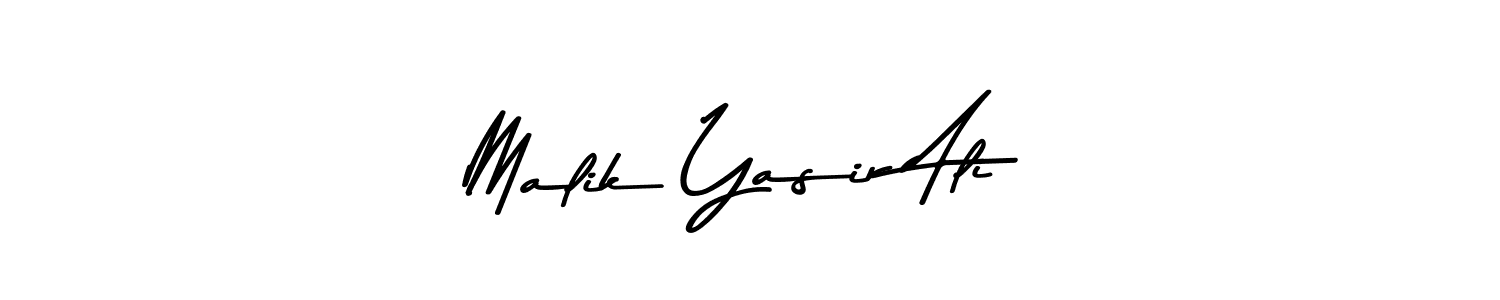 Here are the top 10 professional signature styles for the name Malik Yasir Ali. These are the best autograph styles you can use for your name. Malik Yasir Ali signature style 9 images and pictures png