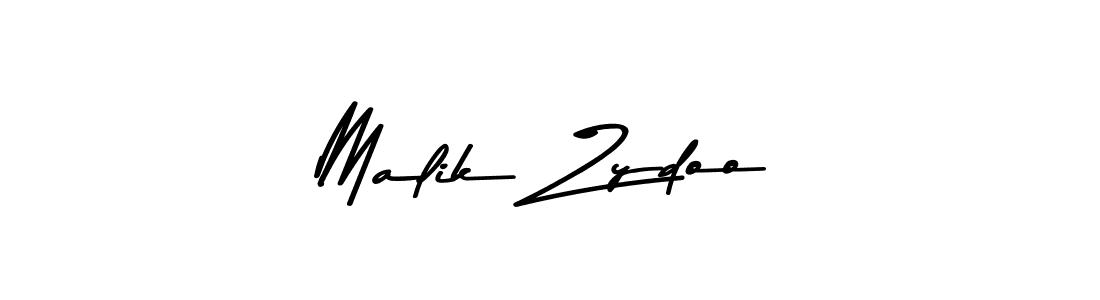 Design your own signature with our free online signature maker. With this signature software, you can create a handwritten (Asem Kandis PERSONAL USE) signature for name Malik Zydoo. Malik Zydoo signature style 9 images and pictures png