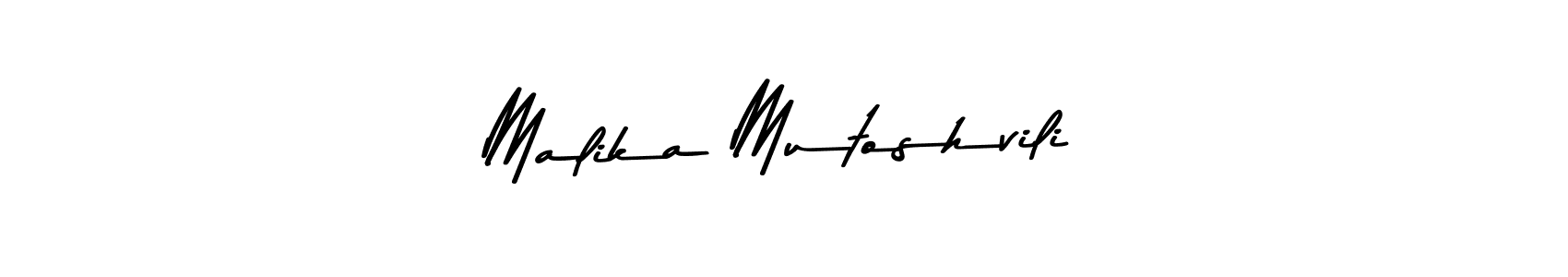 Use a signature maker to create a handwritten signature online. With this signature software, you can design (Asem Kandis PERSONAL USE) your own signature for name Malika Mutoshvili. Malika Mutoshvili signature style 9 images and pictures png