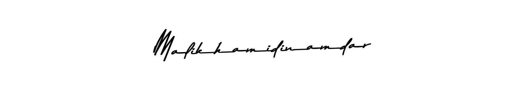 Use a signature maker to create a handwritten signature online. With this signature software, you can design (Asem Kandis PERSONAL USE) your own signature for name Malikhamidinamdar. Malikhamidinamdar signature style 9 images and pictures png