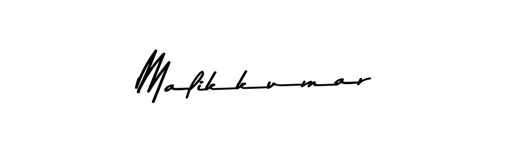 Use a signature maker to create a handwritten signature online. With this signature software, you can design (Asem Kandis PERSONAL USE) your own signature for name Malikkumar. Malikkumar signature style 9 images and pictures png