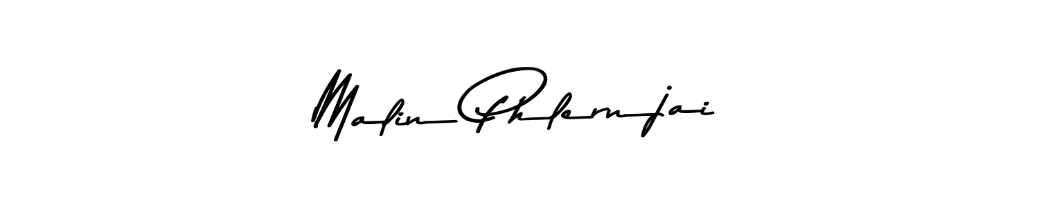 The best way (Asem Kandis PERSONAL USE) to make a short signature is to pick only two or three words in your name. The name Malin Phlernjai include a total of six letters. For converting this name. Malin Phlernjai signature style 9 images and pictures png