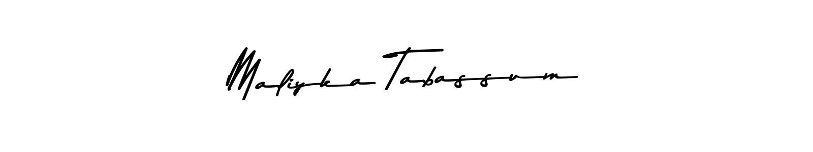 How to make Maliyka Tabassum signature? Asem Kandis PERSONAL USE is a professional autograph style. Create handwritten signature for Maliyka Tabassum name. Maliyka Tabassum signature style 9 images and pictures png