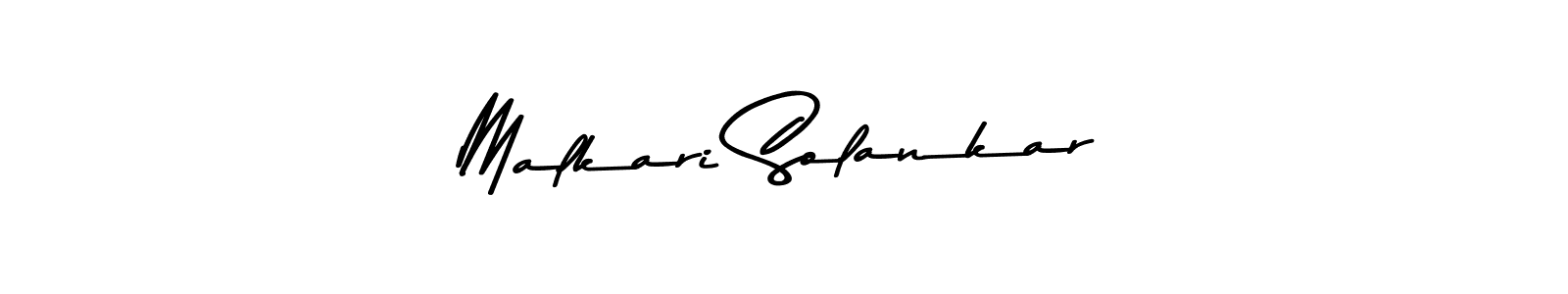 Also we have Malkari Solankar name is the best signature style. Create professional handwritten signature collection using Asem Kandis PERSONAL USE autograph style. Malkari Solankar signature style 9 images and pictures png