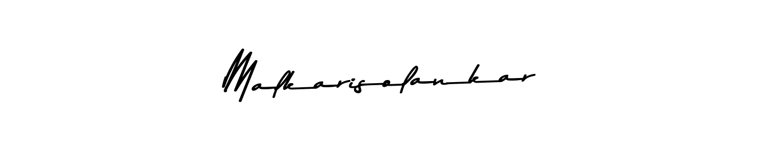 Similarly Asem Kandis PERSONAL USE is the best handwritten signature design. Signature creator online .You can use it as an online autograph creator for name Malkarisolankar. Malkarisolankar signature style 9 images and pictures png