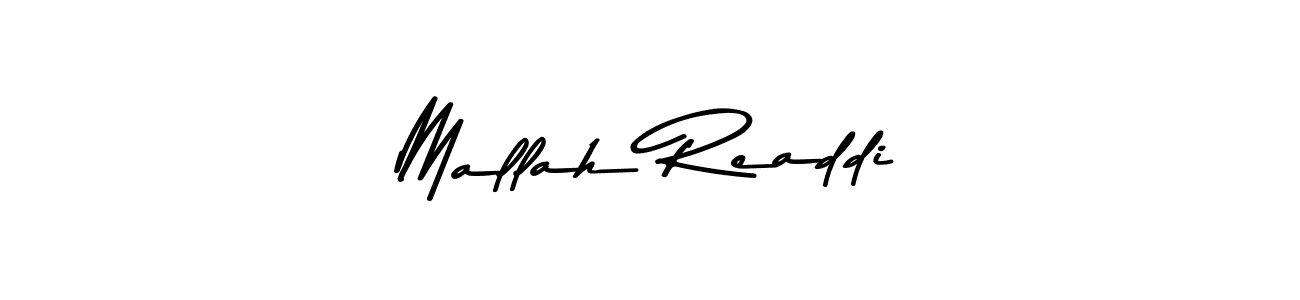 How to make Mallah Readdi signature? Asem Kandis PERSONAL USE is a professional autograph style. Create handwritten signature for Mallah Readdi name. Mallah Readdi signature style 9 images and pictures png
