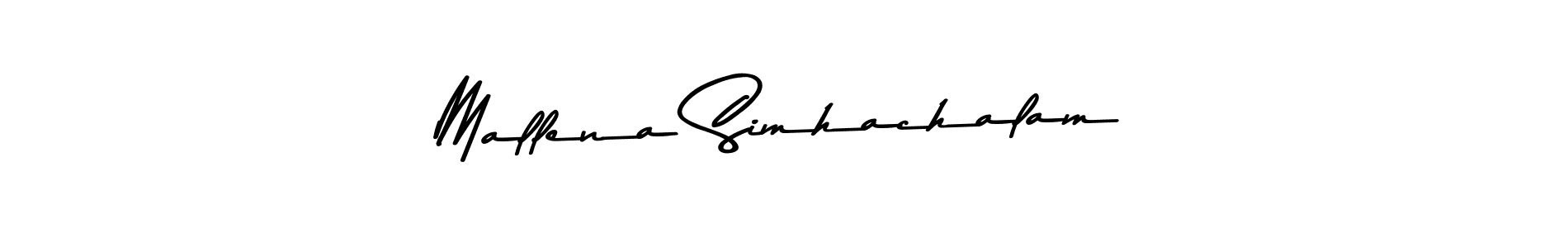 Here are the top 10 professional signature styles for the name Mallena Simhachalam. These are the best autograph styles you can use for your name. Mallena Simhachalam signature style 9 images and pictures png