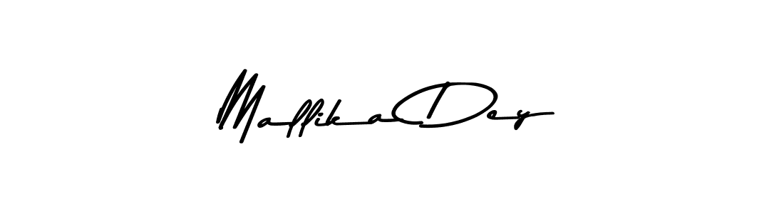 Create a beautiful signature design for name Mallika Dey. With this signature (Asem Kandis PERSONAL USE) fonts, you can make a handwritten signature for free. Mallika Dey signature style 9 images and pictures png