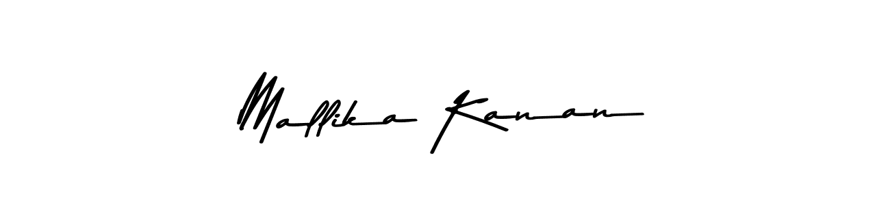 You should practise on your own different ways (Asem Kandis PERSONAL USE) to write your name (Mallika Kanan) in signature. don't let someone else do it for you. Mallika Kanan signature style 9 images and pictures png