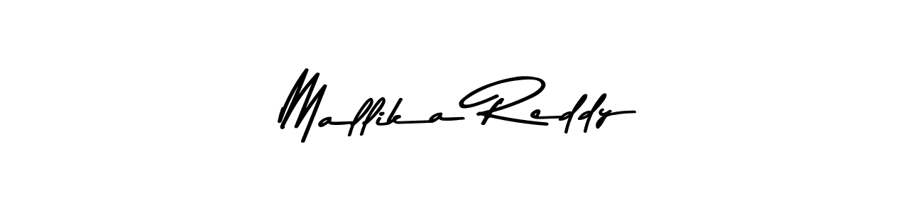 Also You can easily find your signature by using the search form. We will create Mallika Reddy name handwritten signature images for you free of cost using Asem Kandis PERSONAL USE sign style. Mallika Reddy signature style 9 images and pictures png