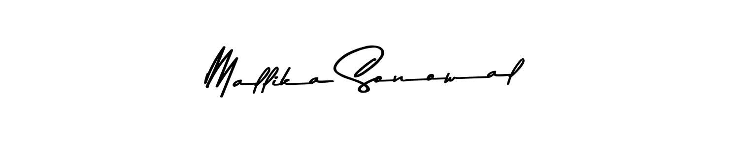 Make a beautiful signature design for name Mallika Sonowal. With this signature (Asem Kandis PERSONAL USE) style, you can create a handwritten signature for free. Mallika Sonowal signature style 9 images and pictures png