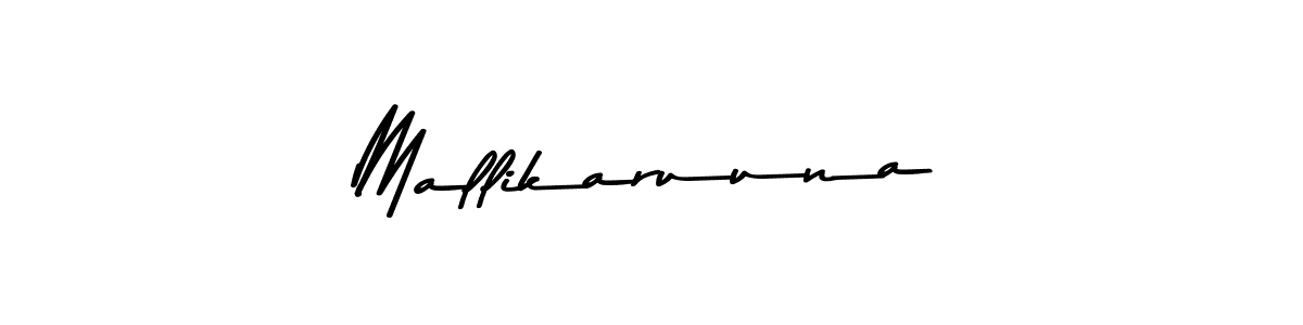 Design your own signature with our free online signature maker. With this signature software, you can create a handwritten (Asem Kandis PERSONAL USE) signature for name Mallikaruuna. Mallikaruuna signature style 9 images and pictures png