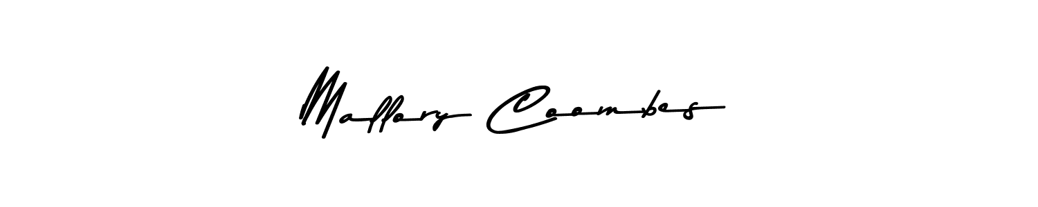 Mallory Coombes stylish signature style. Best Handwritten Sign (Asem Kandis PERSONAL USE) for my name. Handwritten Signature Collection Ideas for my name Mallory Coombes. Mallory Coombes signature style 9 images and pictures png