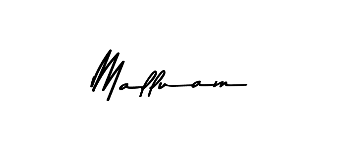 You should practise on your own different ways (Asem Kandis PERSONAL USE) to write your name (Malluam) in signature. don't let someone else do it for you. Malluam signature style 9 images and pictures png