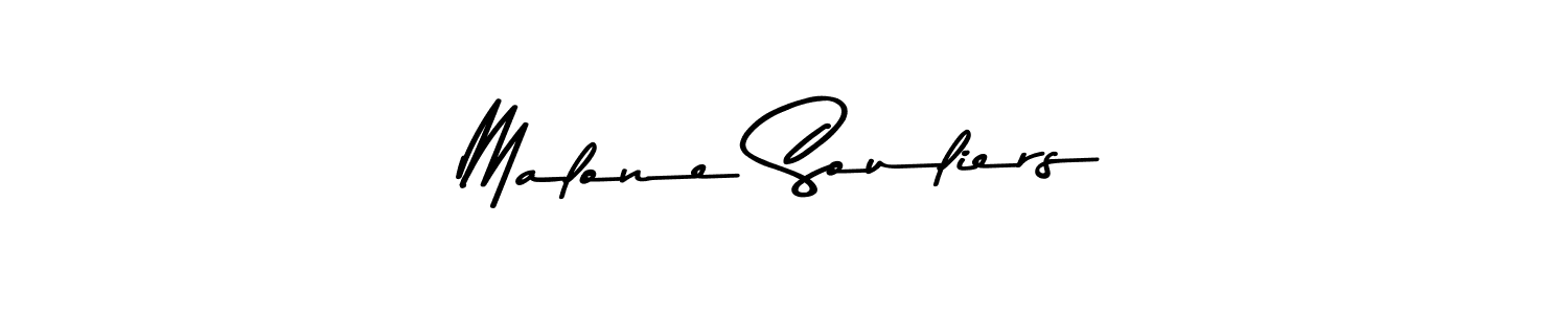How to make Malone Souliers signature? Asem Kandis PERSONAL USE is a professional autograph style. Create handwritten signature for Malone Souliers name. Malone Souliers signature style 9 images and pictures png