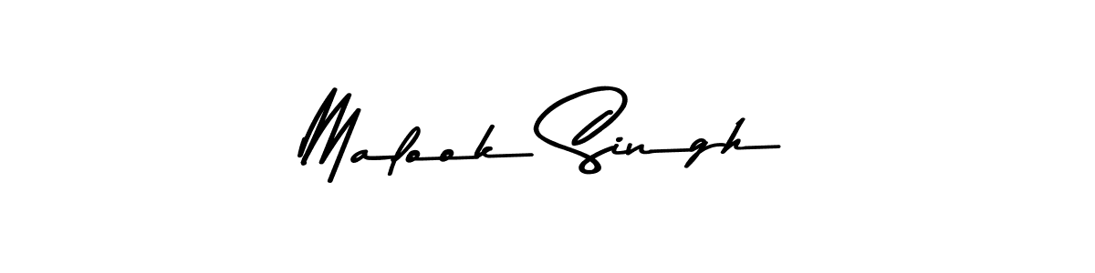 Similarly Asem Kandis PERSONAL USE is the best handwritten signature design. Signature creator online .You can use it as an online autograph creator for name Malook Singh. Malook Singh signature style 9 images and pictures png