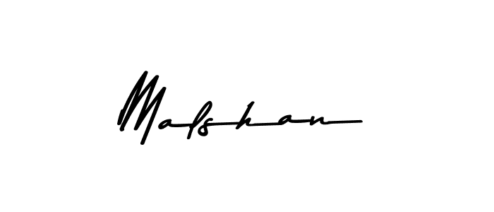 Create a beautiful signature design for name Malshan. With this signature (Asem Kandis PERSONAL USE) fonts, you can make a handwritten signature for free. Malshan signature style 9 images and pictures png