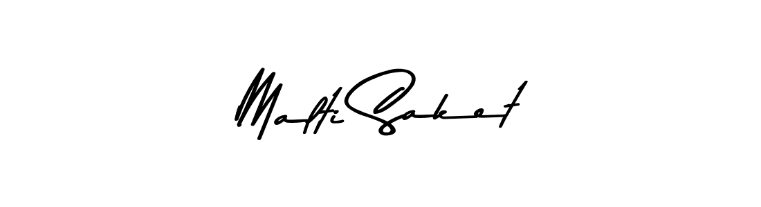 It looks lik you need a new signature style for name Malti Saket. Design unique handwritten (Asem Kandis PERSONAL USE) signature with our free signature maker in just a few clicks. Malti Saket signature style 9 images and pictures png