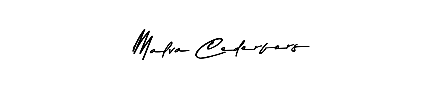 How to make Malva Cederfors signature? Asem Kandis PERSONAL USE is a professional autograph style. Create handwritten signature for Malva Cederfors name. Malva Cederfors signature style 9 images and pictures png
