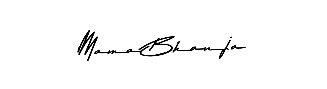 Create a beautiful signature design for name Mama Bhanja. With this signature (Asem Kandis PERSONAL USE) fonts, you can make a handwritten signature for free. Mama Bhanja signature style 9 images and pictures png