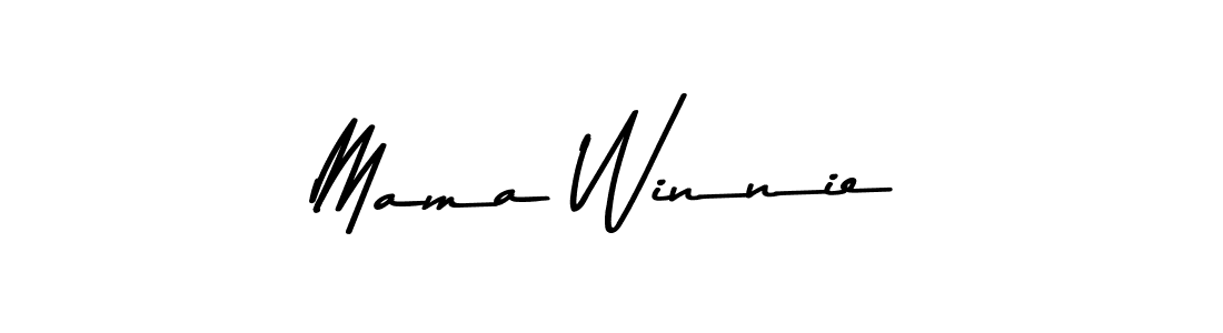 Create a beautiful signature design for name Mama Winnie. With this signature (Asem Kandis PERSONAL USE) fonts, you can make a handwritten signature for free. Mama Winnie signature style 9 images and pictures png