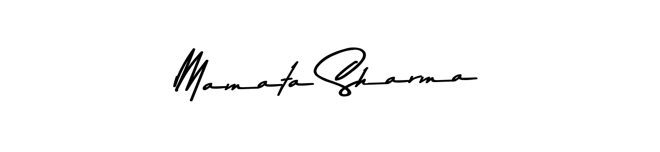 Design your own signature with our free online signature maker. With this signature software, you can create a handwritten (Asem Kandis PERSONAL USE) signature for name Mamata Sharma. Mamata Sharma signature style 9 images and pictures png
