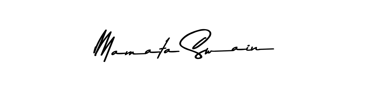 Design your own signature with our free online signature maker. With this signature software, you can create a handwritten (Asem Kandis PERSONAL USE) signature for name Mamata Swain. Mamata Swain signature style 9 images and pictures png
