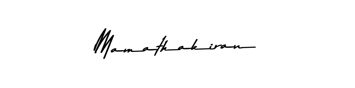 Create a beautiful signature design for name Mamathakiran. With this signature (Asem Kandis PERSONAL USE) fonts, you can make a handwritten signature for free. Mamathakiran signature style 9 images and pictures png