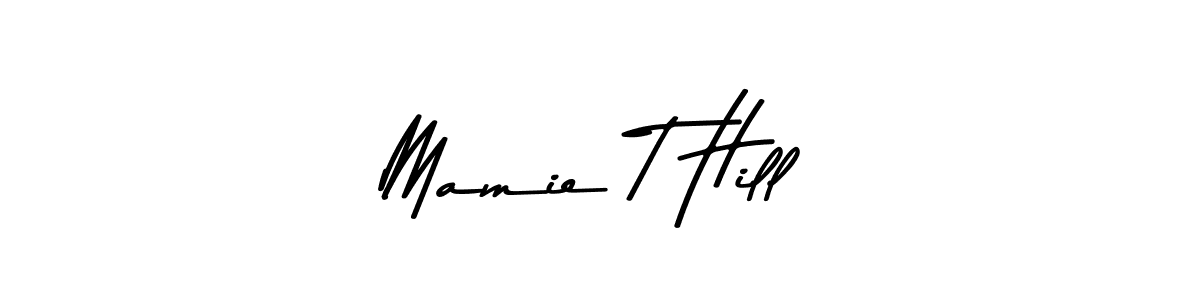 Asem Kandis PERSONAL USE is a professional signature style that is perfect for those who want to add a touch of class to their signature. It is also a great choice for those who want to make their signature more unique. Get Mamie T Hill name to fancy signature for free. Mamie T Hill signature style 9 images and pictures png