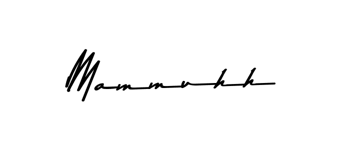 Create a beautiful signature design for name Mammuhh. With this signature (Asem Kandis PERSONAL USE) fonts, you can make a handwritten signature for free. Mammuhh signature style 9 images and pictures png