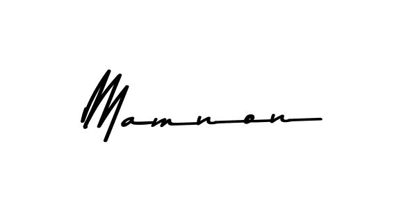 Create a beautiful signature design for name Mamnon. With this signature (Asem Kandis PERSONAL USE) fonts, you can make a handwritten signature for free. Mamnon signature style 9 images and pictures png