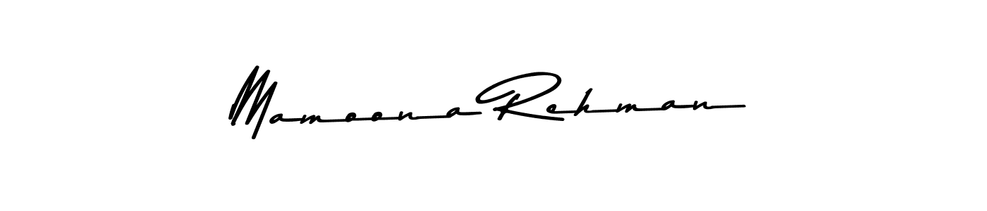 Also You can easily find your signature by using the search form. We will create Mamoona Rehman name handwritten signature images for you free of cost using Asem Kandis PERSONAL USE sign style. Mamoona Rehman signature style 9 images and pictures png