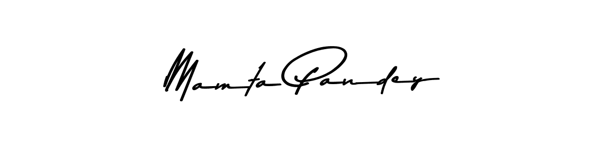 Create a beautiful signature design for name Mamta Pandey. With this signature (Asem Kandis PERSONAL USE) fonts, you can make a handwritten signature for free. Mamta Pandey signature style 9 images and pictures png
