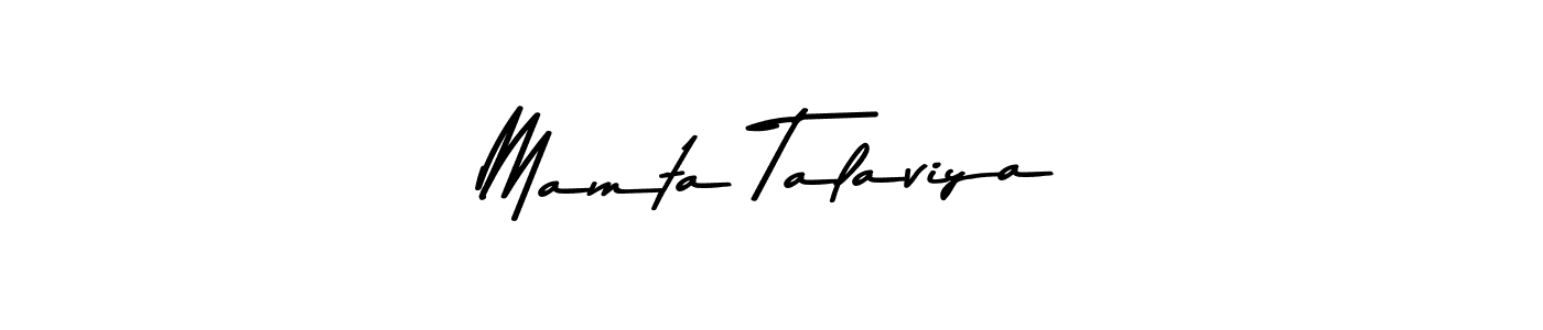 Mamta Talaviya stylish signature style. Best Handwritten Sign (Asem Kandis PERSONAL USE) for my name. Handwritten Signature Collection Ideas for my name Mamta Talaviya. Mamta Talaviya signature style 9 images and pictures png
