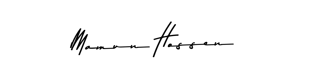 The best way (Asem Kandis PERSONAL USE) to make a short signature is to pick only two or three words in your name. The name Mamun Hossen include a total of six letters. For converting this name. Mamun Hossen signature style 9 images and pictures png