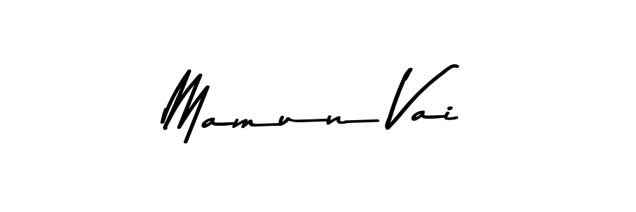 Create a beautiful signature design for name Mamun Vai. With this signature (Asem Kandis PERSONAL USE) fonts, you can make a handwritten signature for free. Mamun Vai signature style 9 images and pictures png