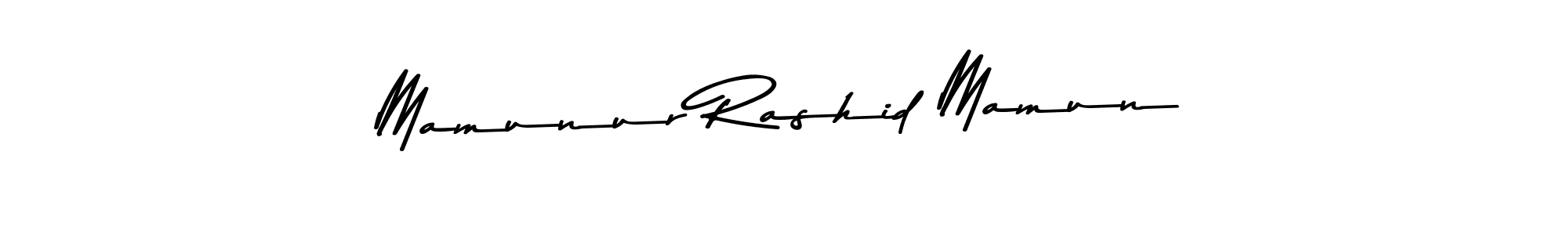 The best way (Asem Kandis PERSONAL USE) to make a short signature is to pick only two or three words in your name. The name Mamunur Rashid Mamun include a total of six letters. For converting this name. Mamunur Rashid Mamun signature style 9 images and pictures png