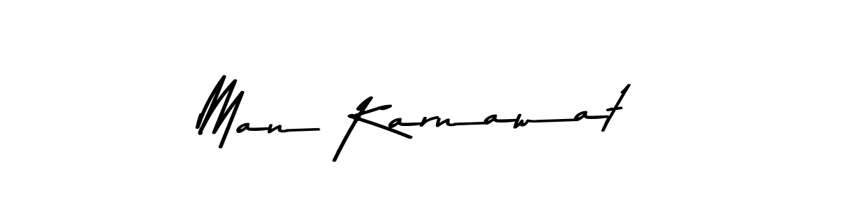 Man Karnawat stylish signature style. Best Handwritten Sign (Asem Kandis PERSONAL USE) for my name. Handwritten Signature Collection Ideas for my name Man Karnawat. Man Karnawat signature style 9 images and pictures png